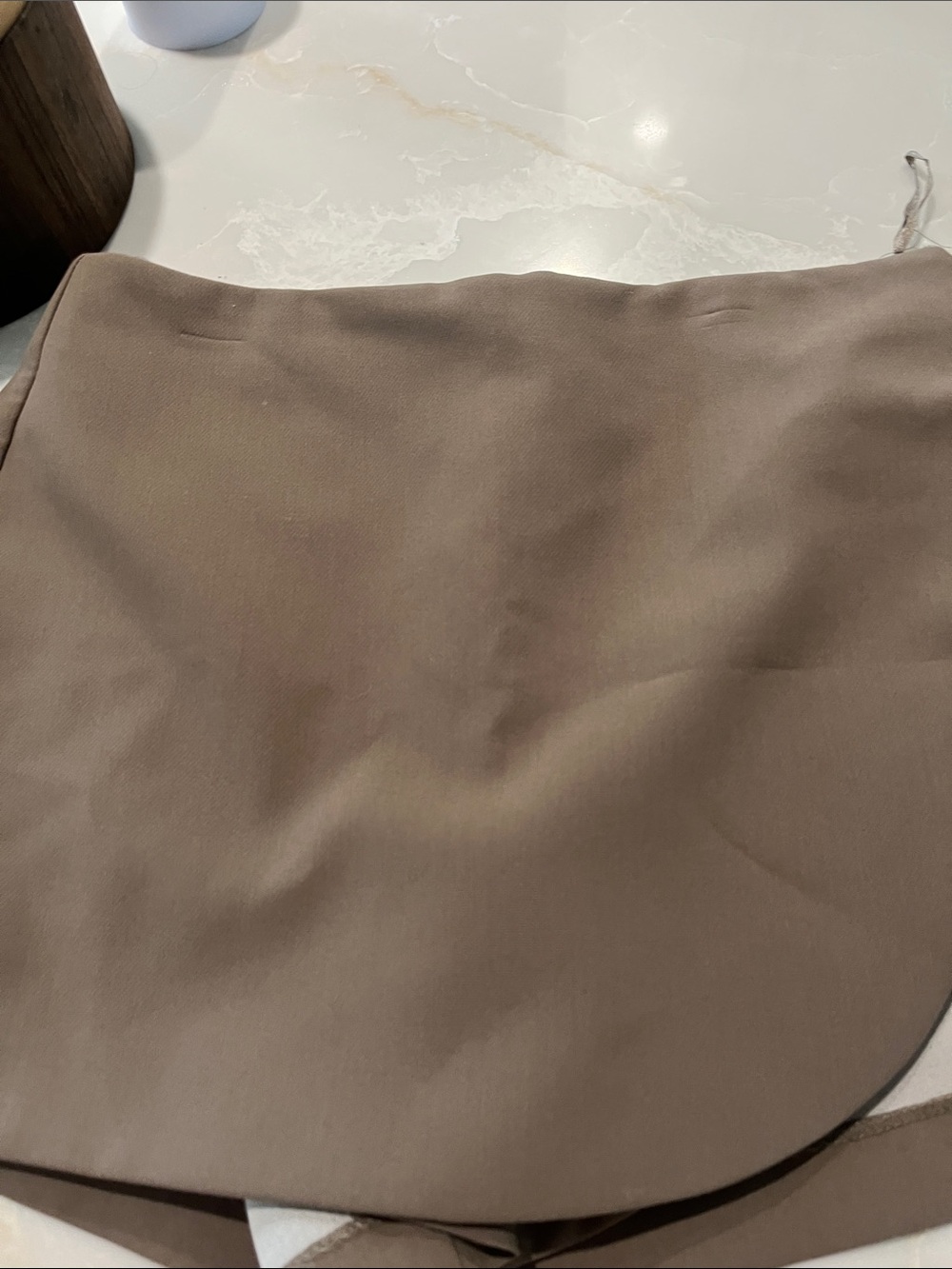 Zara Women’s Taupe A-line Mini Skirt